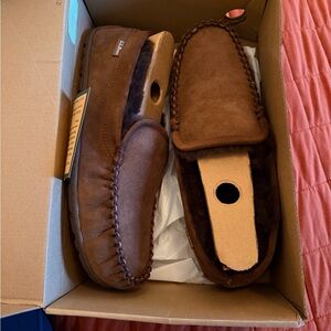 L.L. Bean Men's Chestnut Suede Loafers